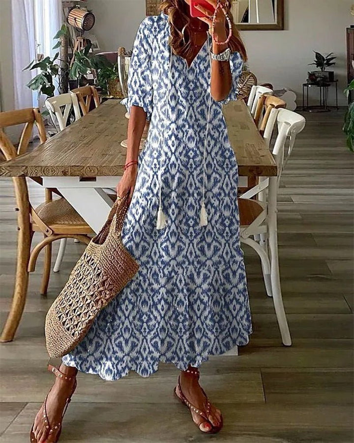 LUNA | BOHO-TYYLIN MIDI-MEKKO ILMAN VAIVAA