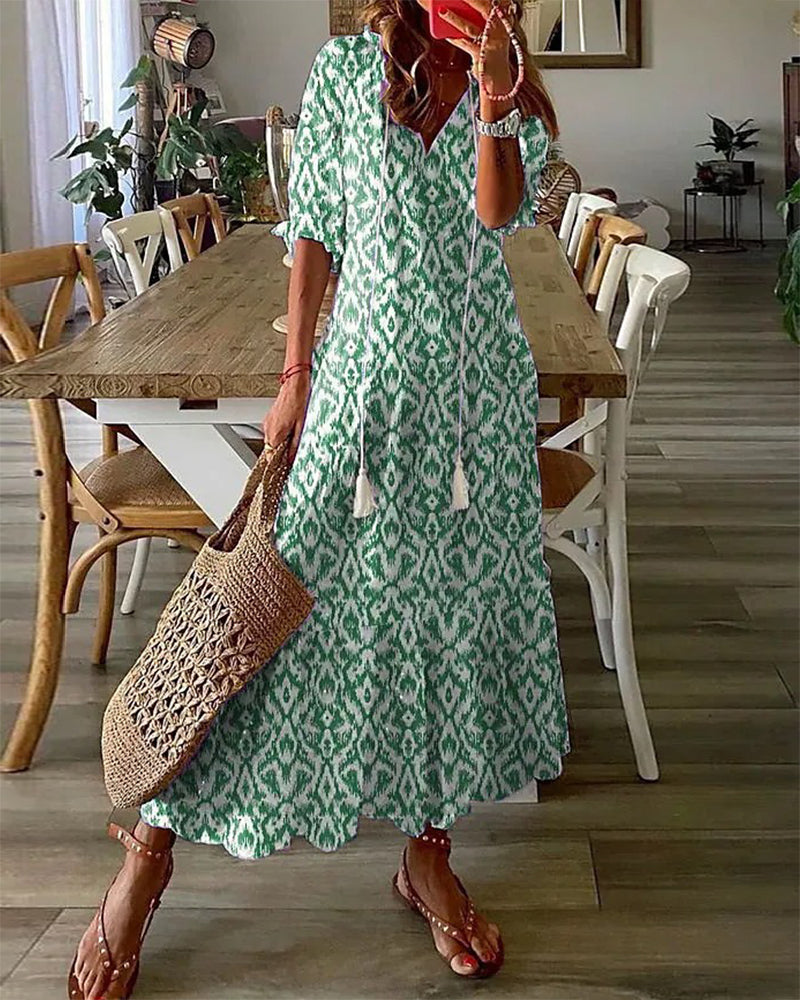 Michaela - Boho-mekko Vatsapeitteellä