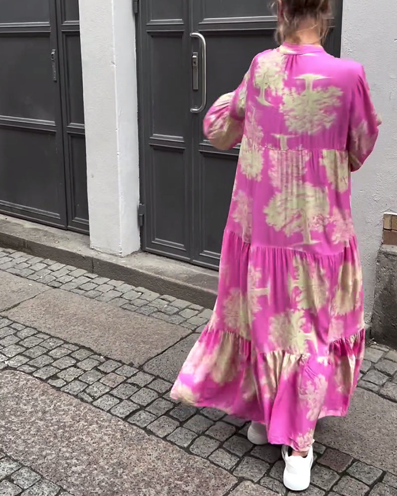 Ophelia - Pitkä Fluidi Mekko