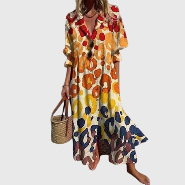Zariah | Elegantti Boheemi Maxi Mekko