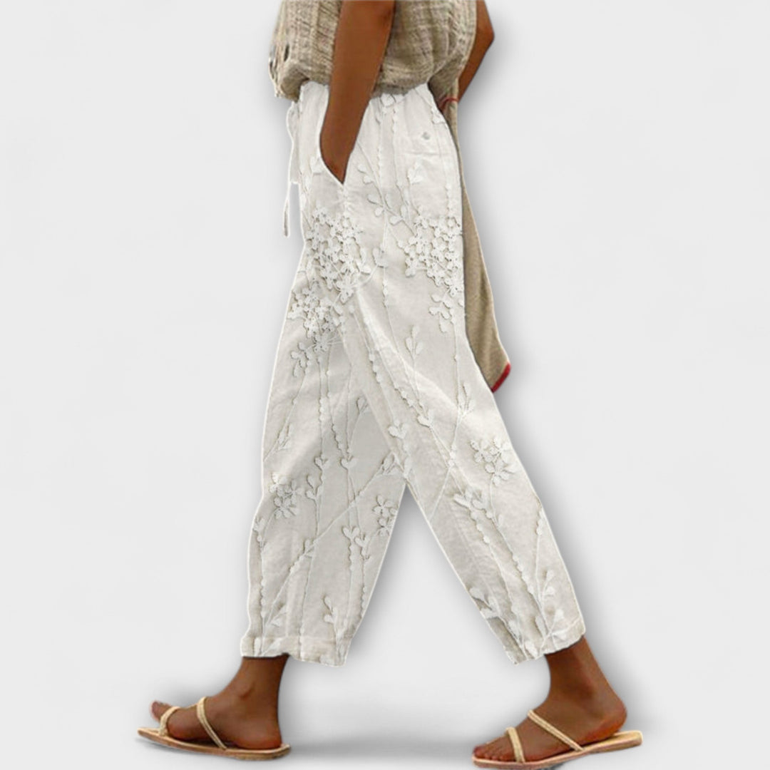 Zoey - Paitapuseromukuvioidut housut preprinted design