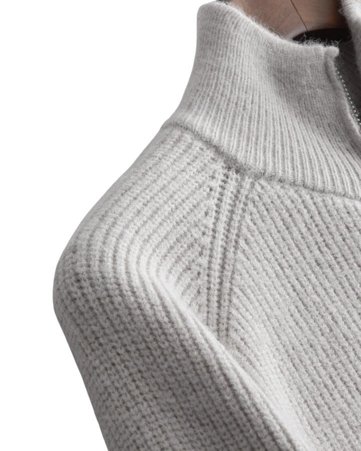 Merino-villapaita vetoketjulla Four Seasons