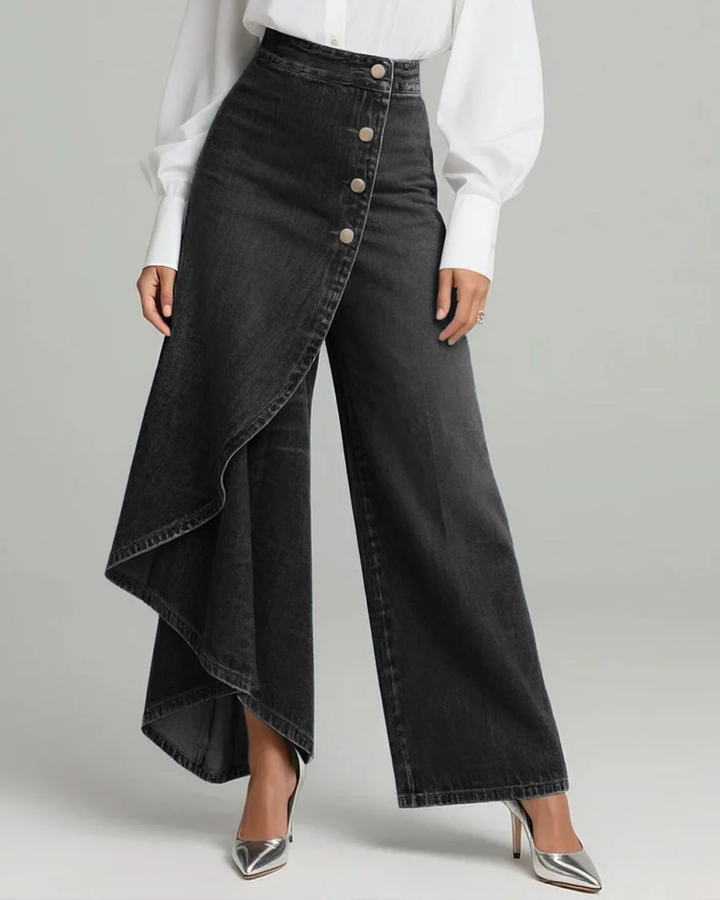 Calvra™ | Denim Wrap Housut