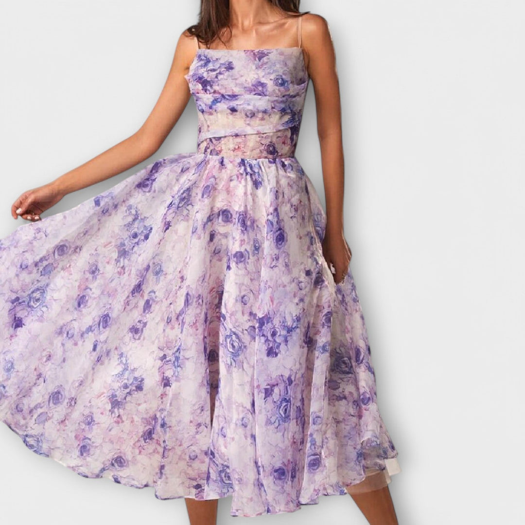 Tyylikäs Chiffon Midi Mekko