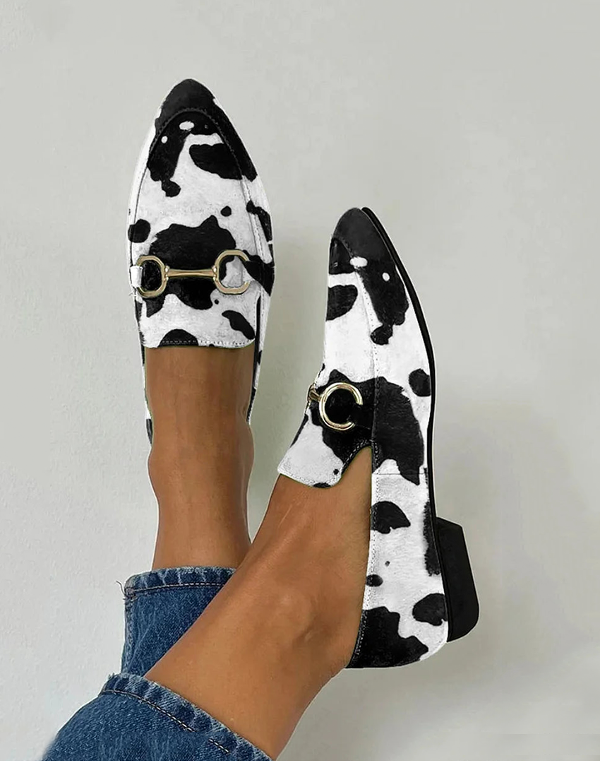 Diana | Painetut solkikoristeiset loaferit