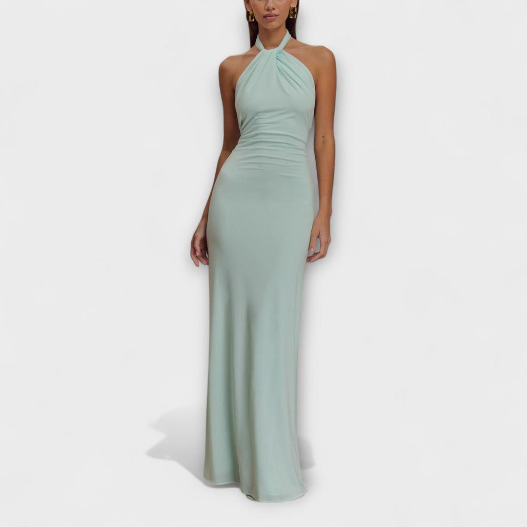 Lagune - Slinky halterneck-maxivillapaita