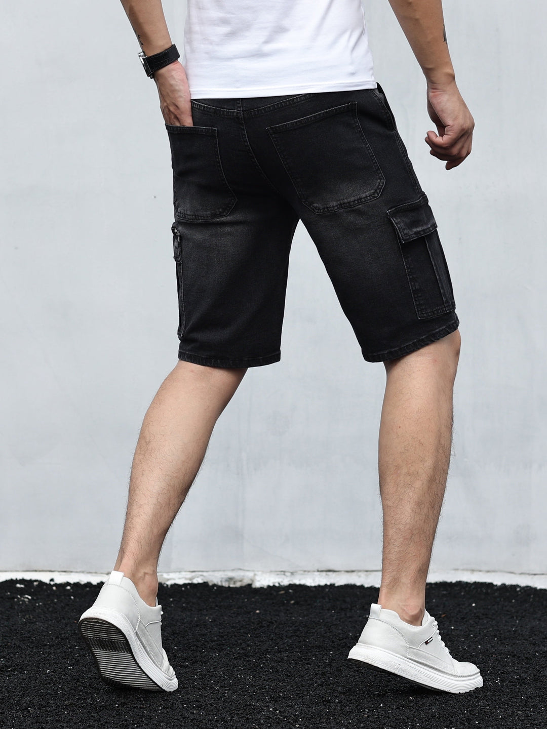 Bazyli | Miehet Cargo Denim Shortsit