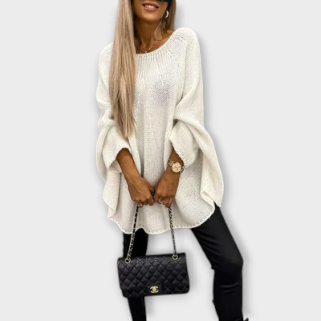 Isabelle - Tyylikäs naisten neulepaita round neck