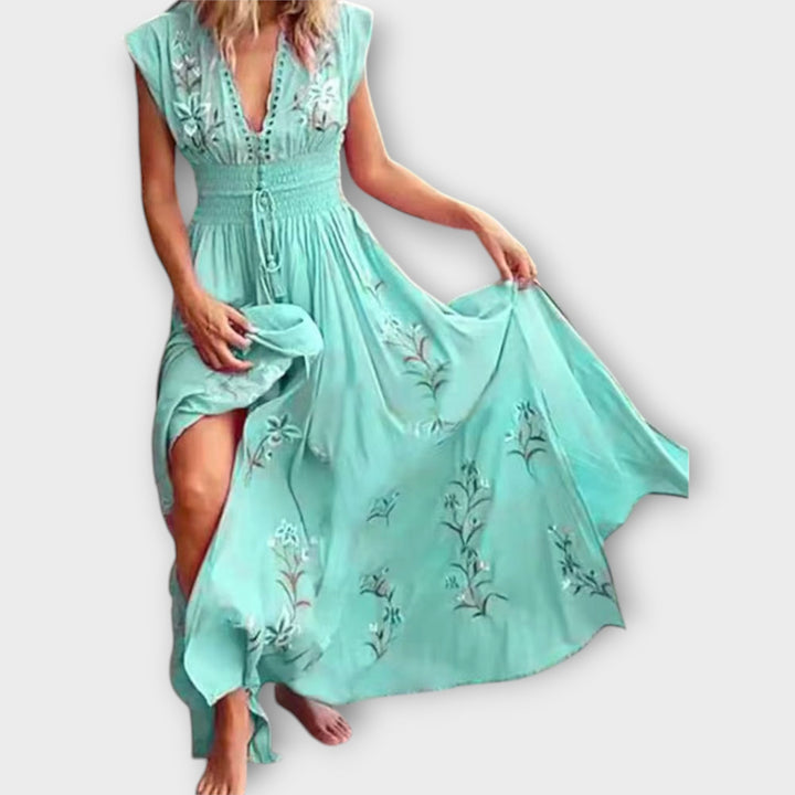 Felizia – Boho-mekko upeilla brodeerauksilla