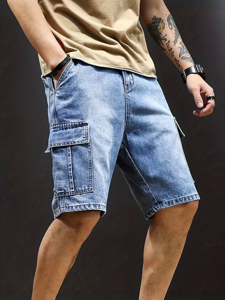 Bazyli | Miehet Cargo Denim Shortsit