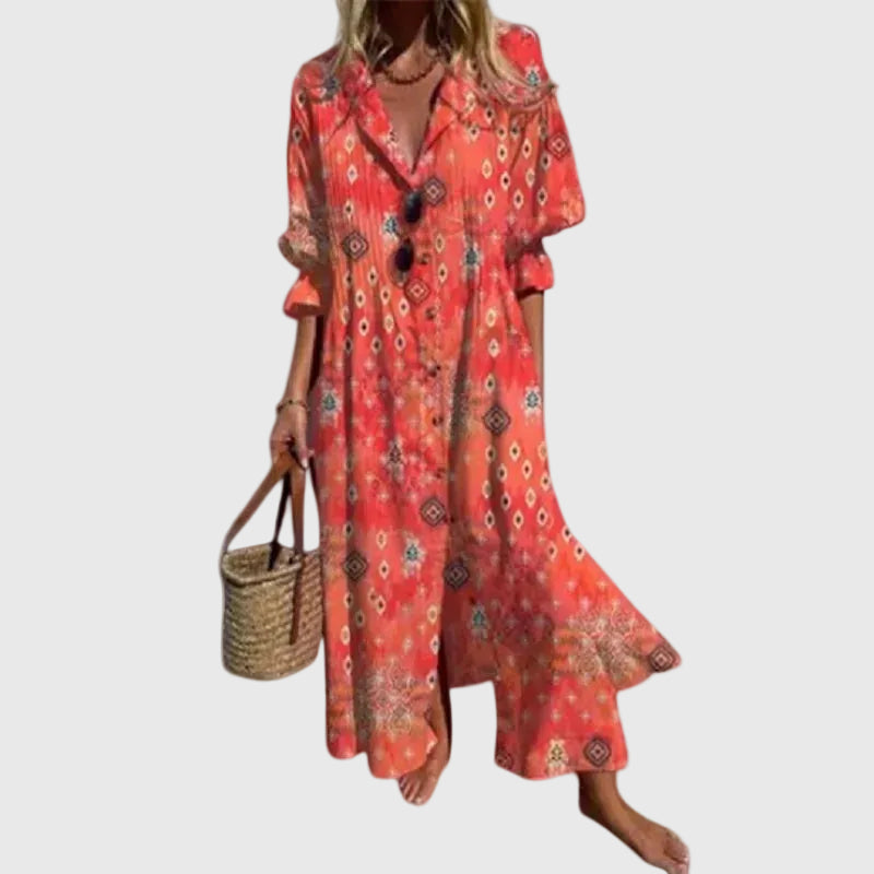 Zariah | Elegantti Boheemi Maxi Mekko