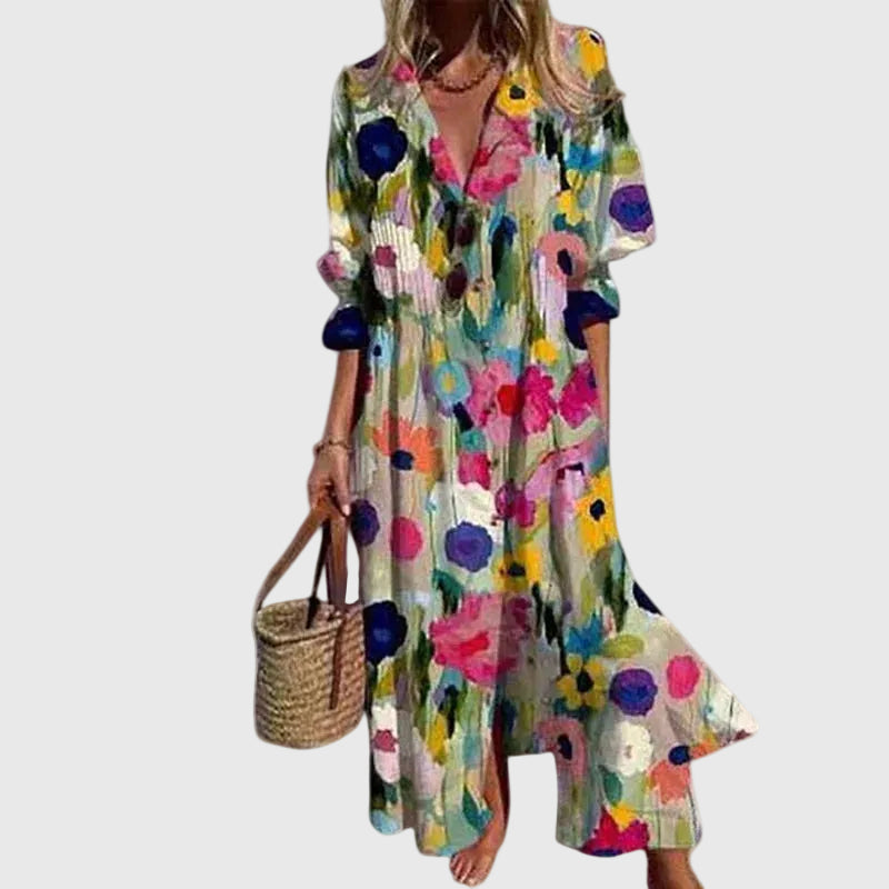 Zariah | Elegantti Boheemi Maxi Mekko