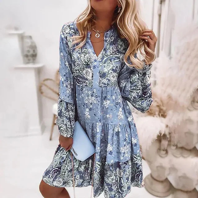 Eira - Boho-kuvioitu Mekko
