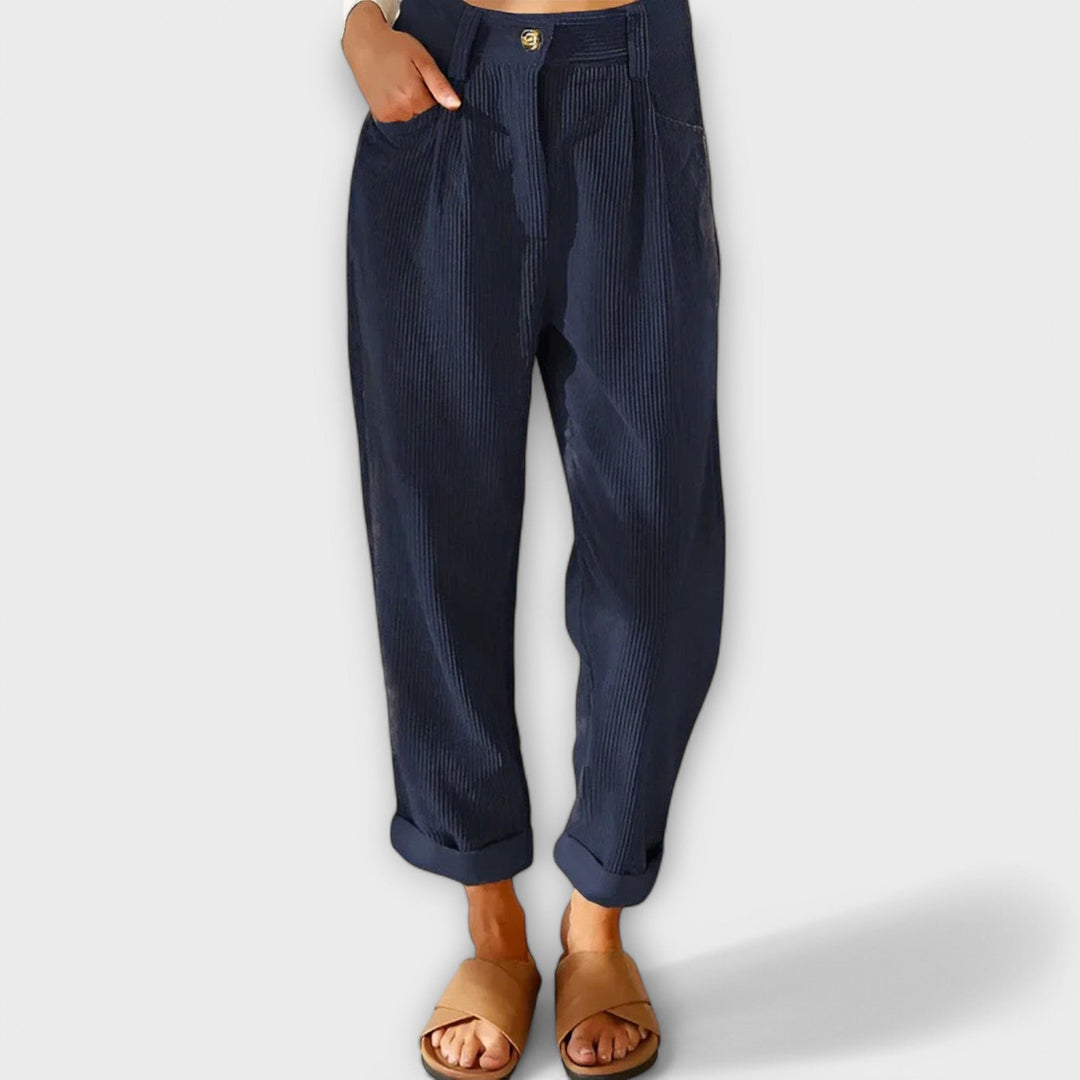 Jana – Ajanmukainen twill-housu