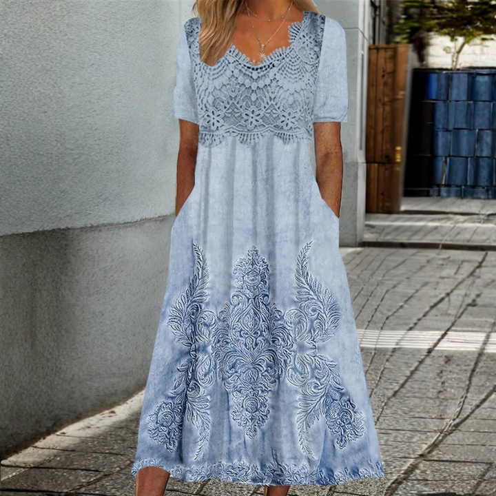 INDIGO | ELEGANTTI MIDI KUKKAMEKKO