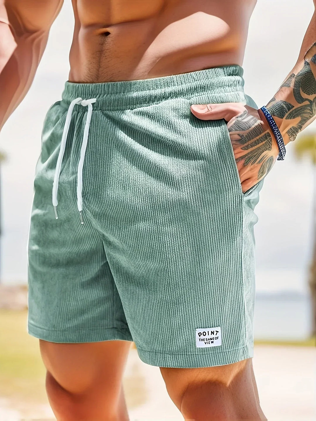Davide | Miesten raidalliset shortsit