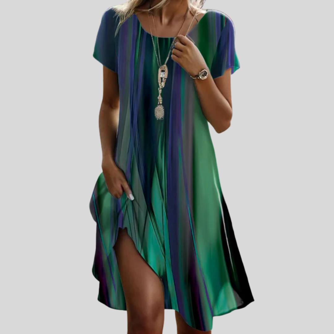 Genna - Gradient Boho Rento Mekko
