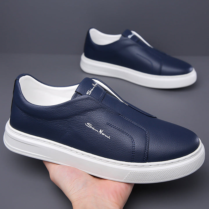 Nahkaiset slip-on kengät