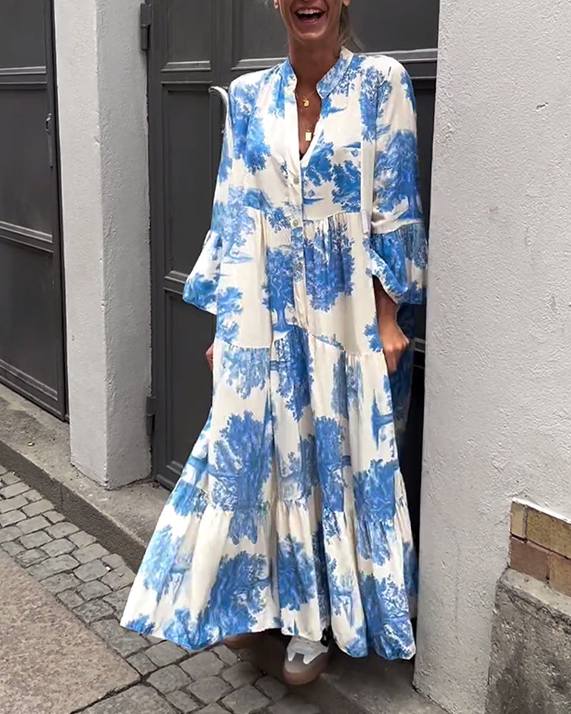 Ophelia - Pitkä Fluidi Mekko