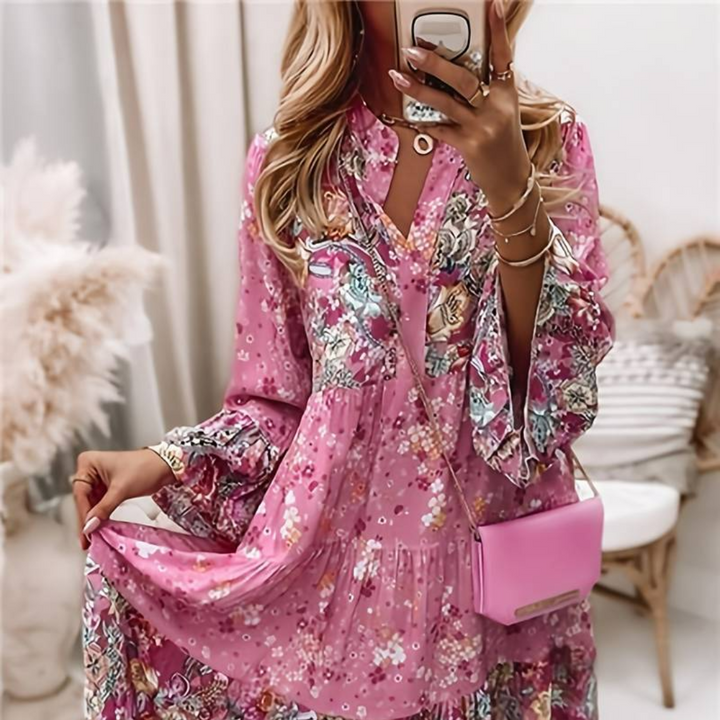 Eira - Boho-kuvioitu Mekko