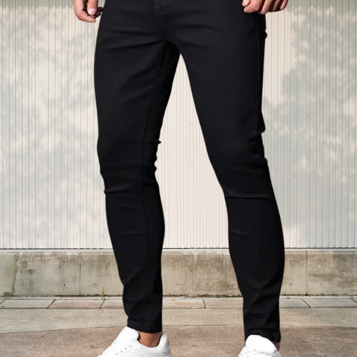 Miesten slim-fit farkut - Mukavat ja tyylikkäät