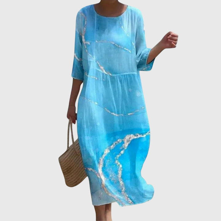 Hayley™ | Elegantti Kukallinen Maxi Mekko