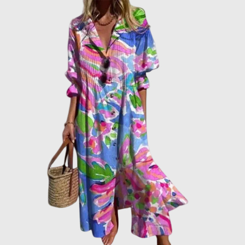 Zariah | Elegantti Boheemi Maxi Mekko