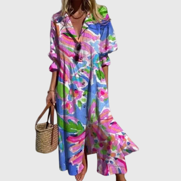Zariah | Elegantti Boheemi Maxi Mekko