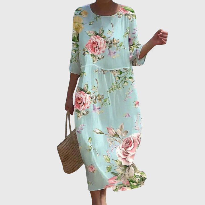 Hayley™ | Elegantti Kukallinen Maxi Mekko