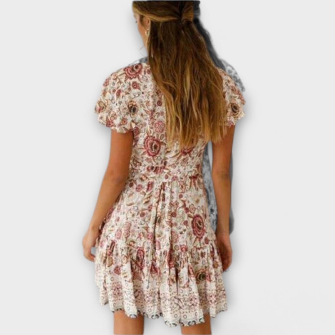 Amina - Lyhyt Boho-mekko