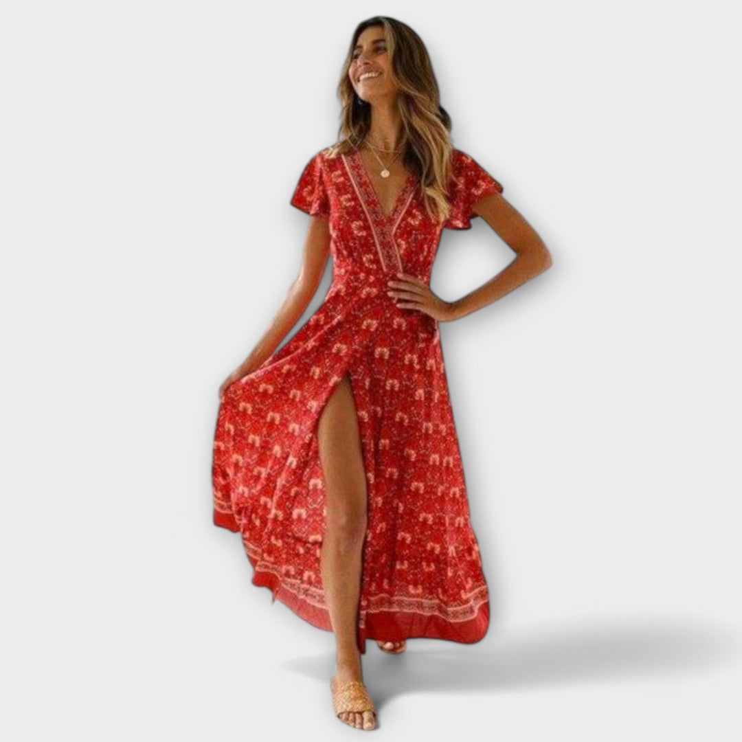 Briony - Boheemi midi-mekko