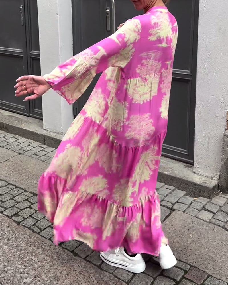 Ophelia - Pitkä Fluidi Mekko