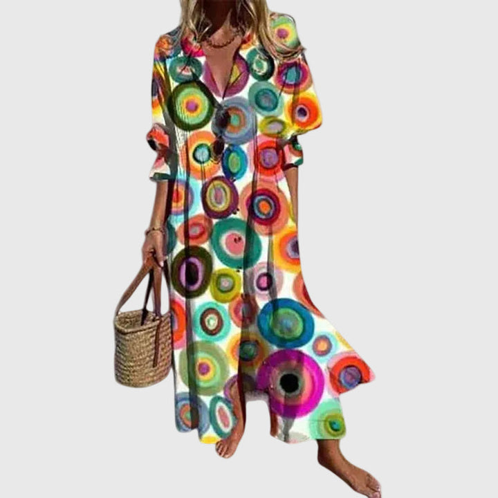 Zariah | Elegantti Boheemi Maxi Mekko