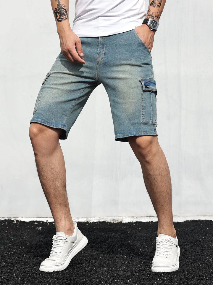 Bazyli | Miehet Cargo Denim Shortsit
