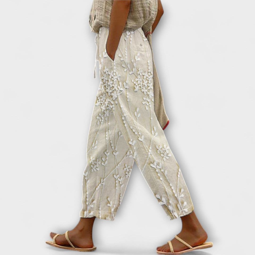 Zoey - Paitapuseromukuvioidut housut preprinted design