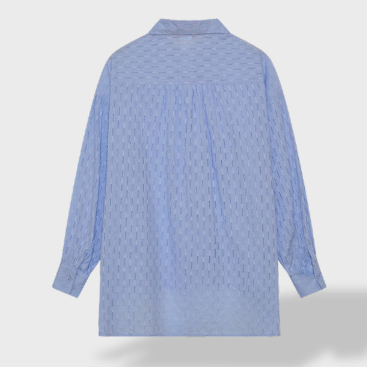 Maud | Tyylikäs paita- ja shorttiasetti pellava-piknik puuvillasta