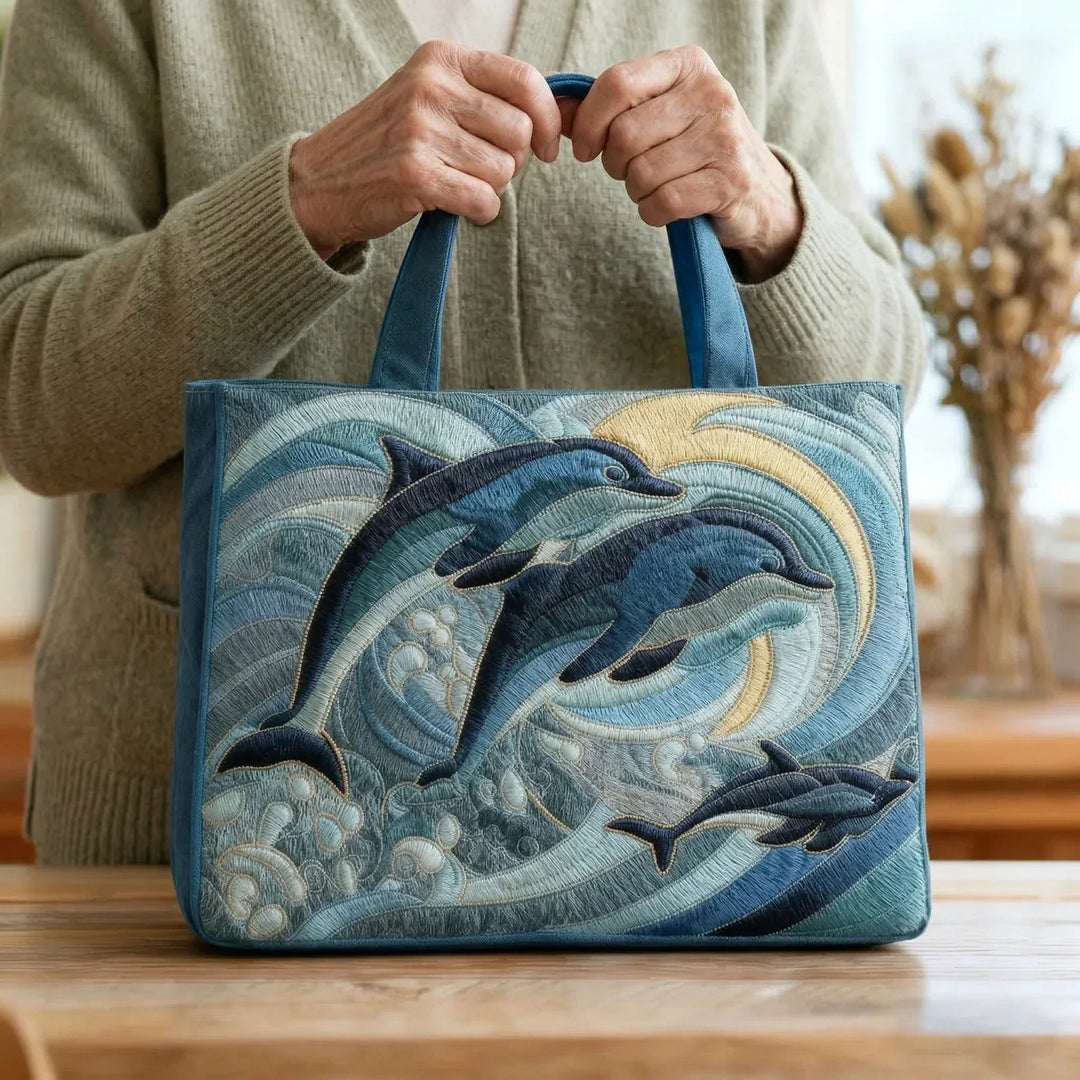 Tote Artisan - Dauphin Océan