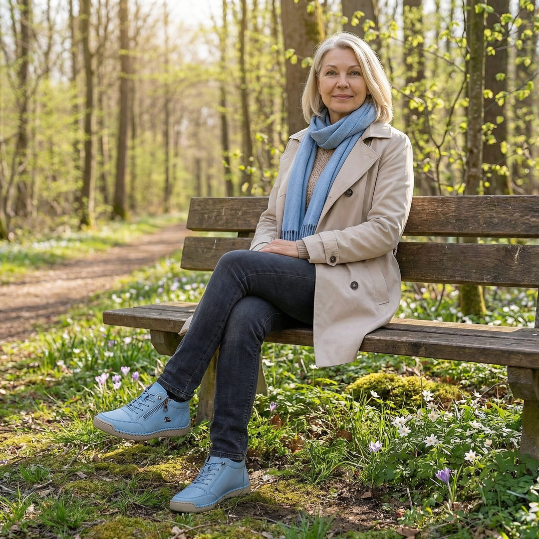 Mila – Mukautuvat ortopediset lenkkarit + Vetoketju