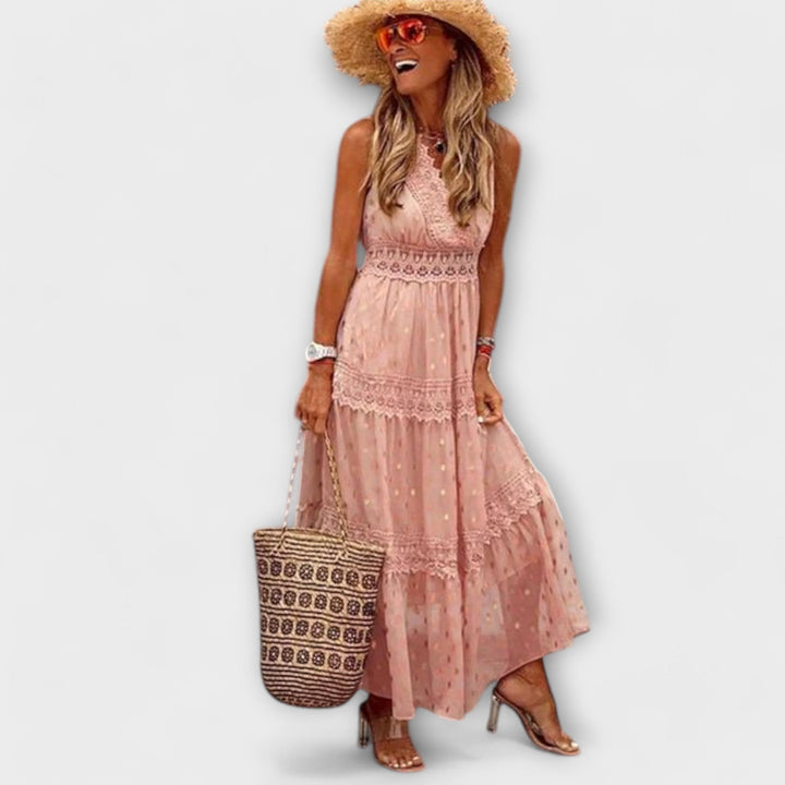 Lola - Boho-tyylinen Spids Maximekko