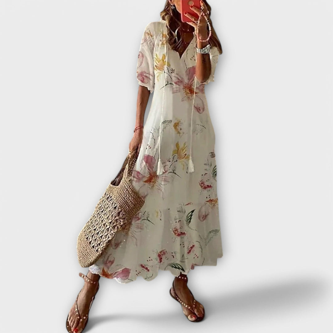 Bettina - Maxi mekko boheemityylissä