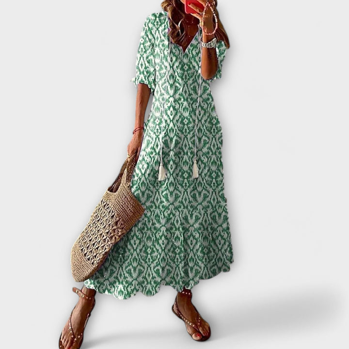 Bettina - Maxi mekko boheemityylissä