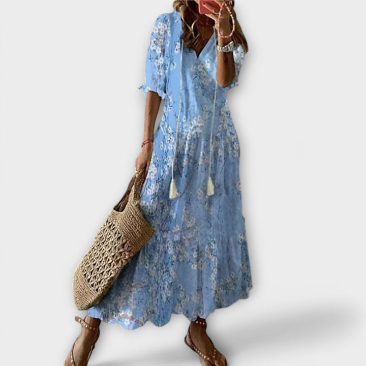 Bettina - Maxi mekko boheemityylissä