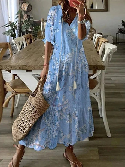 Michaela - Boho-mekko Vatsapeitteellä