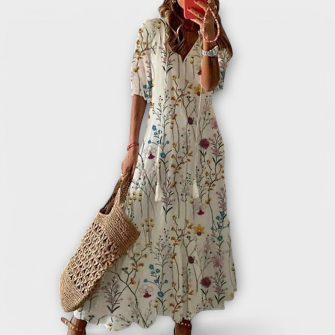 Bettina - Maxi mekko boheemityylissä