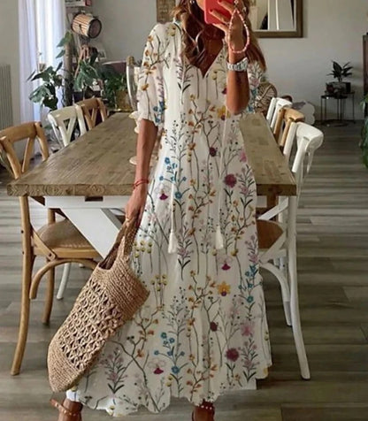 Michaela - Boho-mekko Vatsapeitteellä