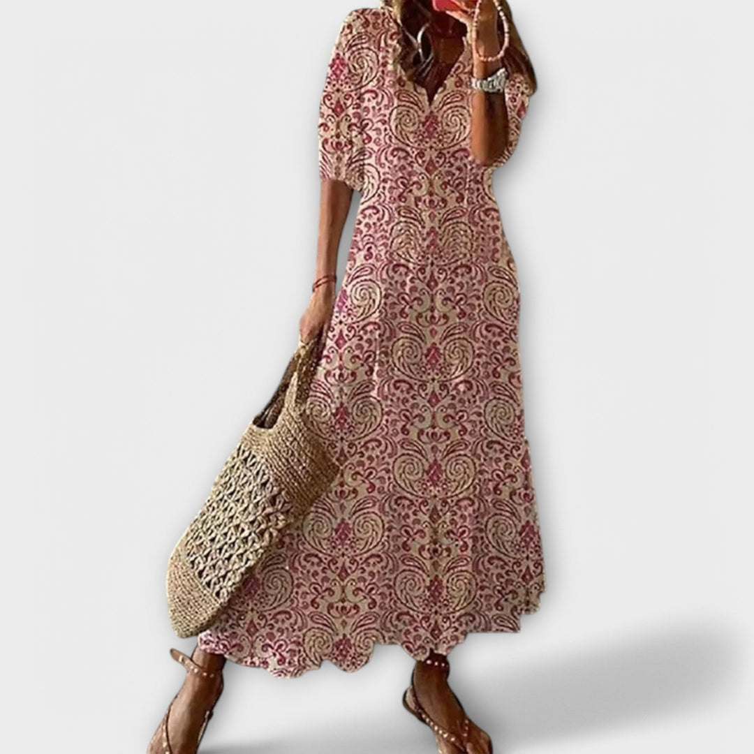 Bettina - Maxi mekko boheemityylissä