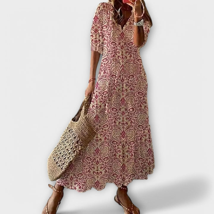 Bettina - Maxi mekko boheemityylissä