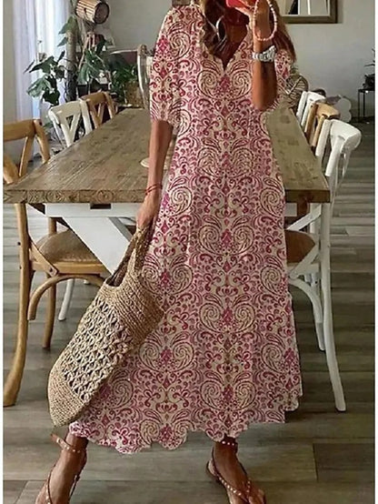 Michaela - Boho-mekko Vatsapeitteellä