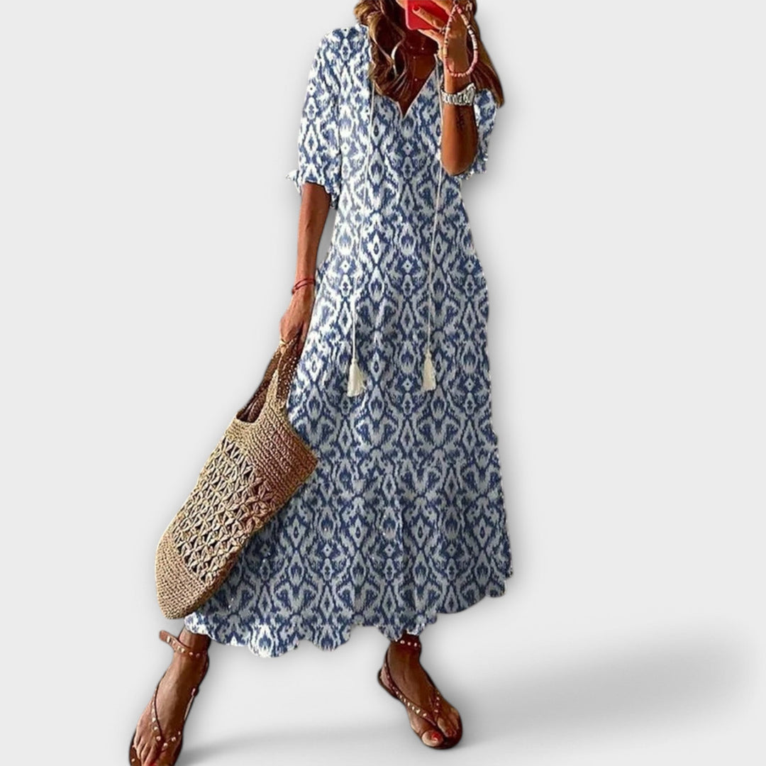 Bettina - Maxi mekko boheemityylissä