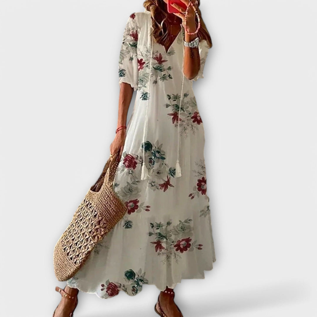 Bettina - Maxi mekko boheemityylissä